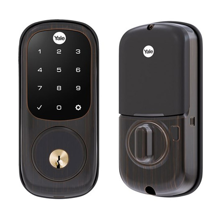 Yale Residential Assure Lock Touchscreen Deadbolt Standalone With Kwikset Keyway Keyed Different, Oil Rubbed Dark Bronze