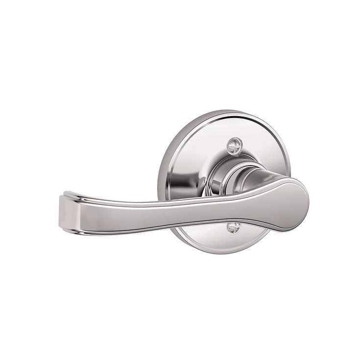 Schlage Residential J170 Torino Dummy Lever Lock Function, Bright Polished Chrome