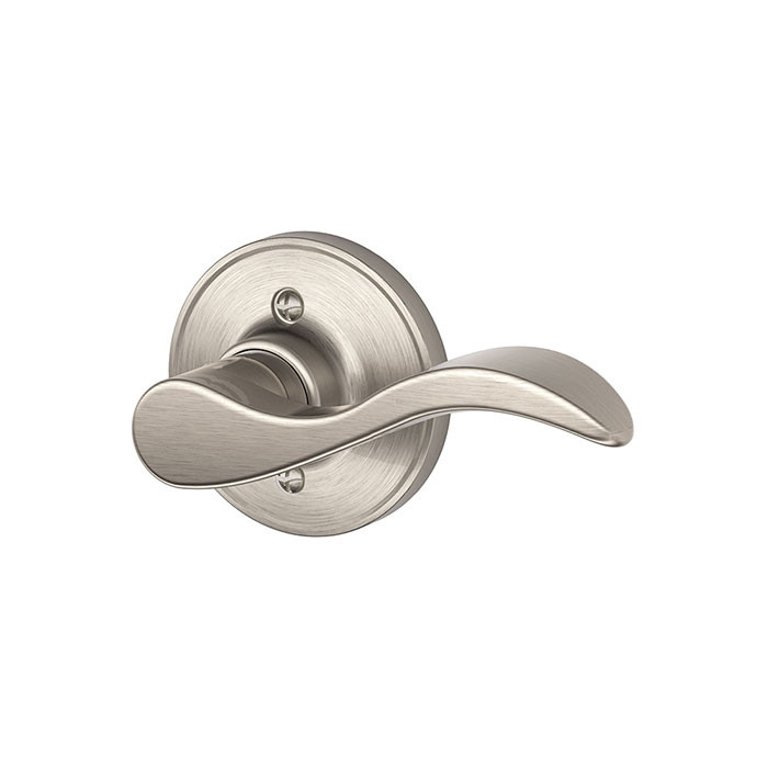 Schlage Residential J170 Seville Dummy Lever Lock Function, Right Hand Handing, Satin Nickel