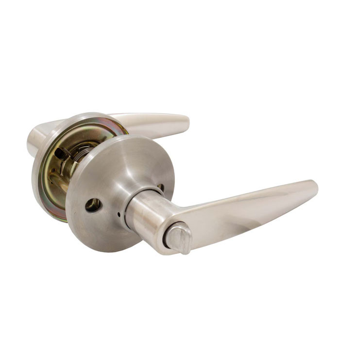 Schlage Residential J40 Builders Basics Privacy Lever Lock Function, Satin Stainless Steel