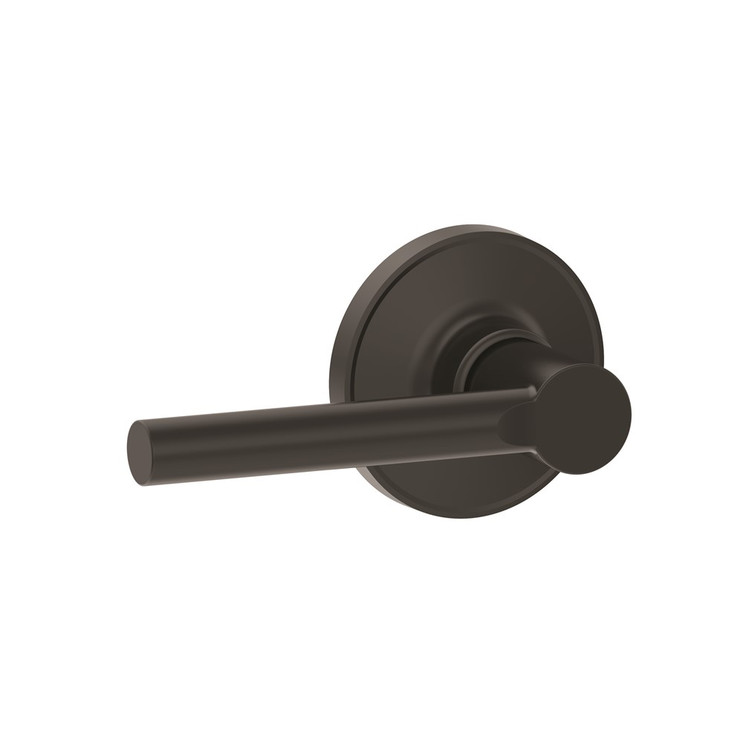 Schlage Residential J10 Broadway Passage Lever Lock Function, Matte Black