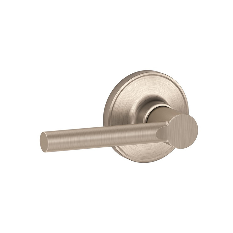 Schlage Residential J10 Broadway Passage Lever Lock Function, Satin Nickel