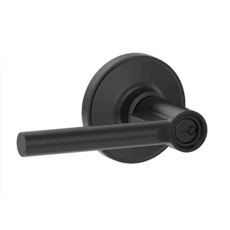 Schlage Residential J54 Broadway Keyed Entry Lever Lock Function, Matte Black