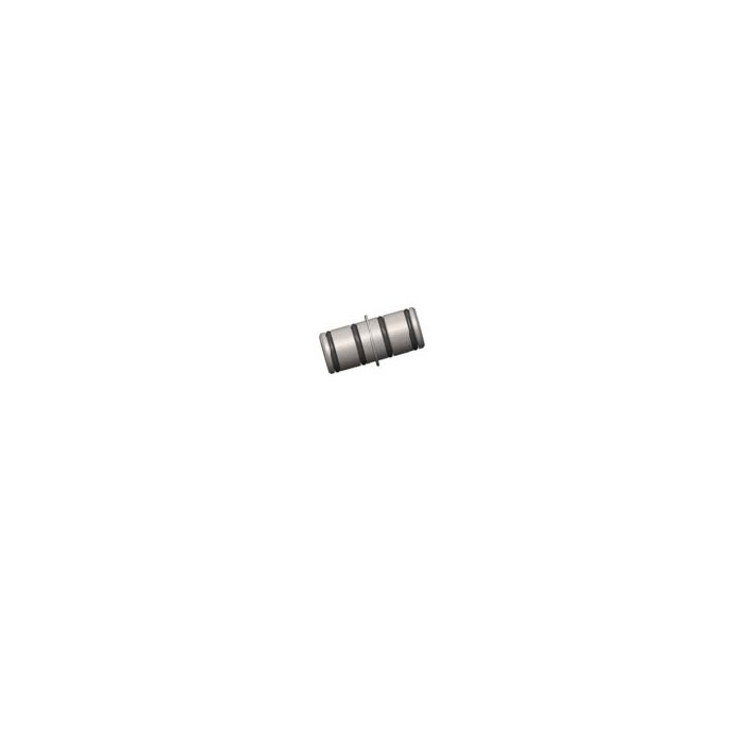 Orca Hardware Round Track Connector Plate For Combining S, Steel, Satin Stainless
