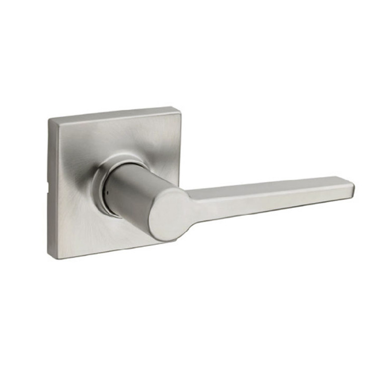 Safe Lock SL7000 Daylon Dummy Lever, Square Rose, Satin Nickel
