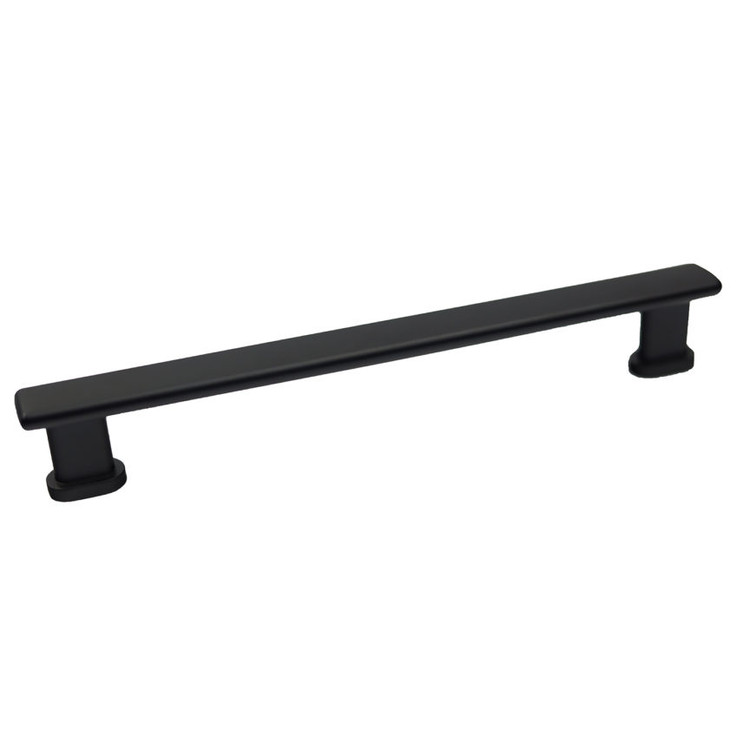 Orca Hardware Cp-23160 Handle Pull Cabinet, Tahoma Collection, 160mm Center To Center, Zinc Alloy, Matte Black