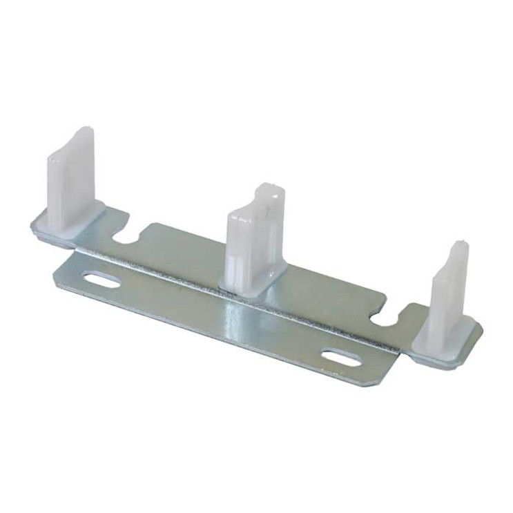 Orca Hardware Bpk1200F Bypass Door Track 60", 125 Lbs., For Fascia Standard Rollers, 1-3/8" Thickness