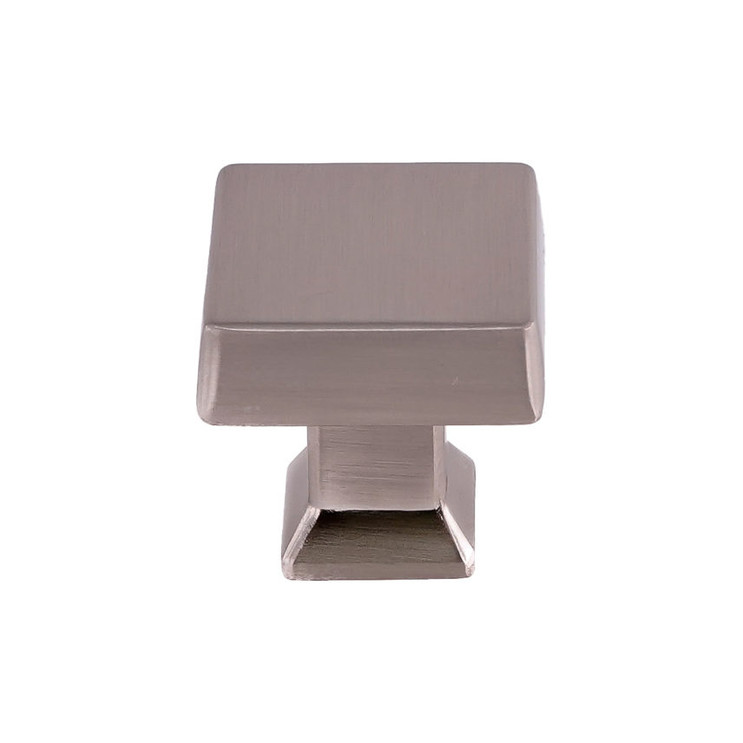 Orca Hardware Ck-21037 Olympus Cabinet Knob Collection, Square Pull, 29.8mm Diameter, Zinc Alloy, Satin Nickel