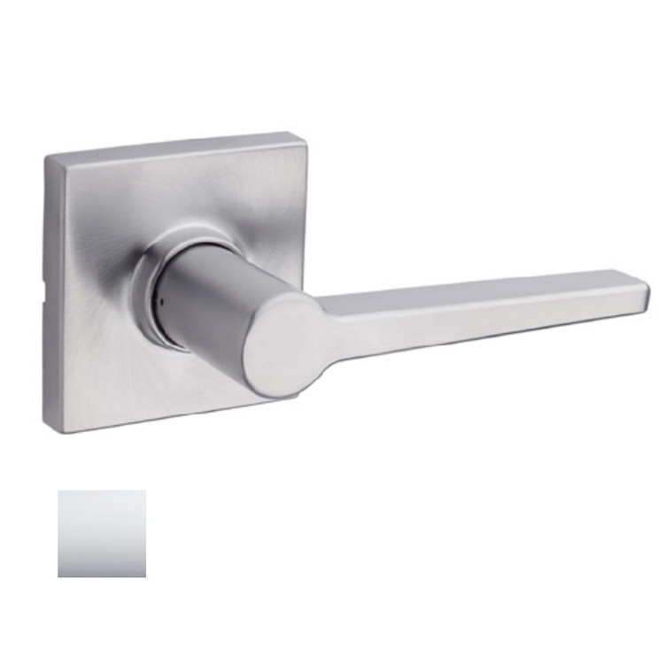Safe Lock SL4000 Daylon Privacy Lever, Square Rose, Round Corner Adjustable Latch, Round Corner Strike, Bright Polished Chrome