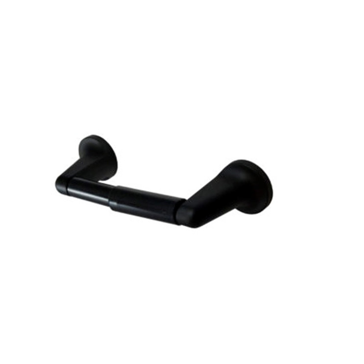 Orca Hardware Cypress Toilet Paper Holder W/Plastic Tube With Plastic, Matte Black
