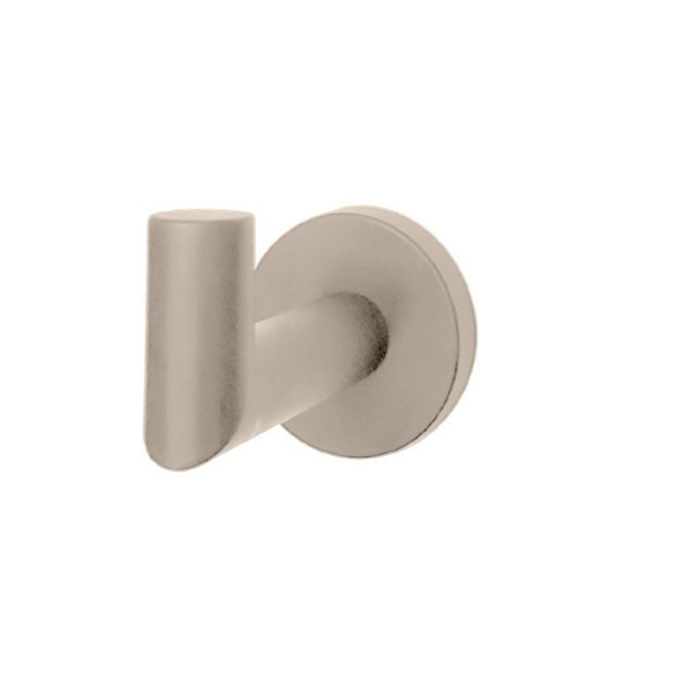 Orca Hardware Swirl Robe Hook, Satin Nickel