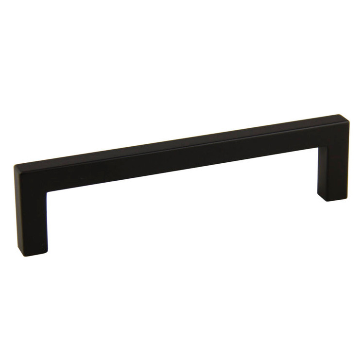 Orca Hardware Cp-21128 Handle Pull Cabinet, Olympus Collection, 128mm Center To Center, Zinc Alloy, Matte Black