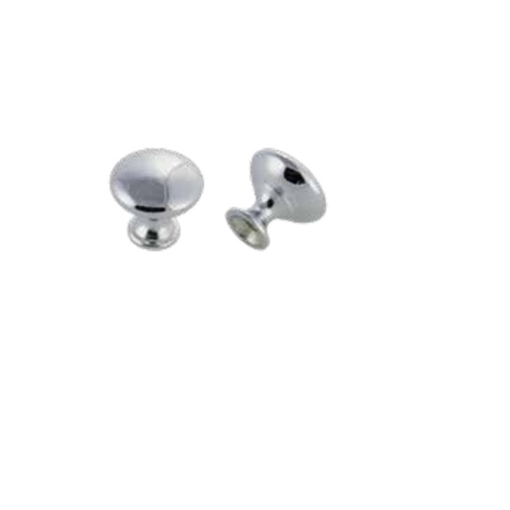 Orca Hardware Ck-39100 Round Cabinet Knob Bachelor Collection, Pull, 30.2Mm Diameter, Zinc Alloy, Polished Chrome