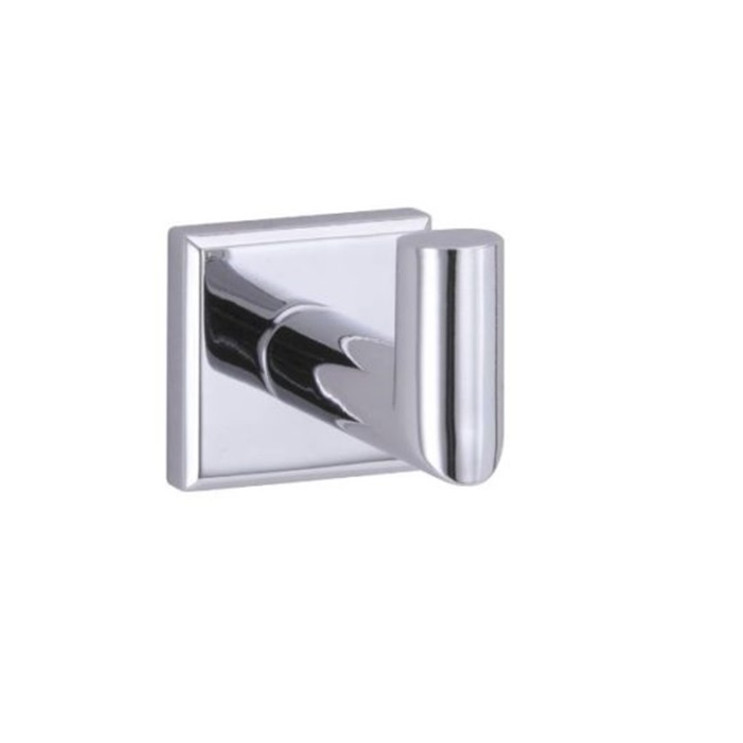 Orca Hardware Ripple Robe Hook, Polished Chrome