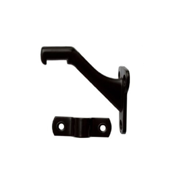 Orca Hardware Handrail Bracket Standard, Zinc Alloy, Matte Black