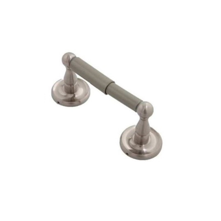Orca Hardware Blakely Toilet Paper Holder W/Plastic Tube With Plastic, Satin Nickel