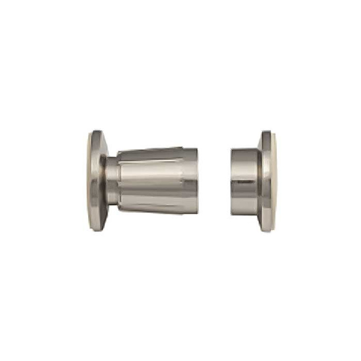Orca Hardware Shower Curtain Rod Holder Metal Adjustable, Satin Nickel