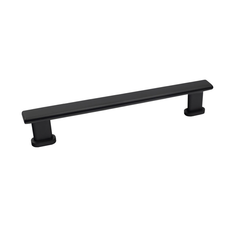 Orca Hardware Cp-23128 Handle Pull Cabinet, Tahoma Collection, 128mm Center To Center, Zinc Alloy, Matte Black