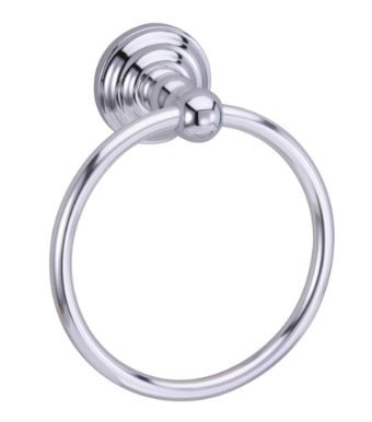 Orca Hardware Waldron Towel Ring, Polished Chrome