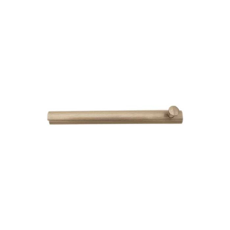 Orca Hardware 6" Surface Bolt With Concealed Screws, Satin Nickel