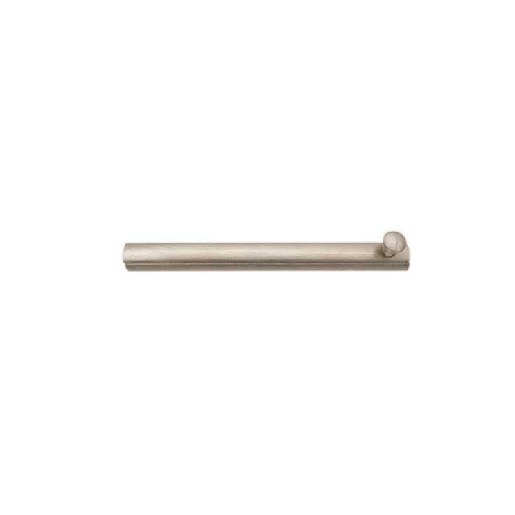 Orca Hardware 6" Surface Bolt With Concealed Screws, Satin Chrome