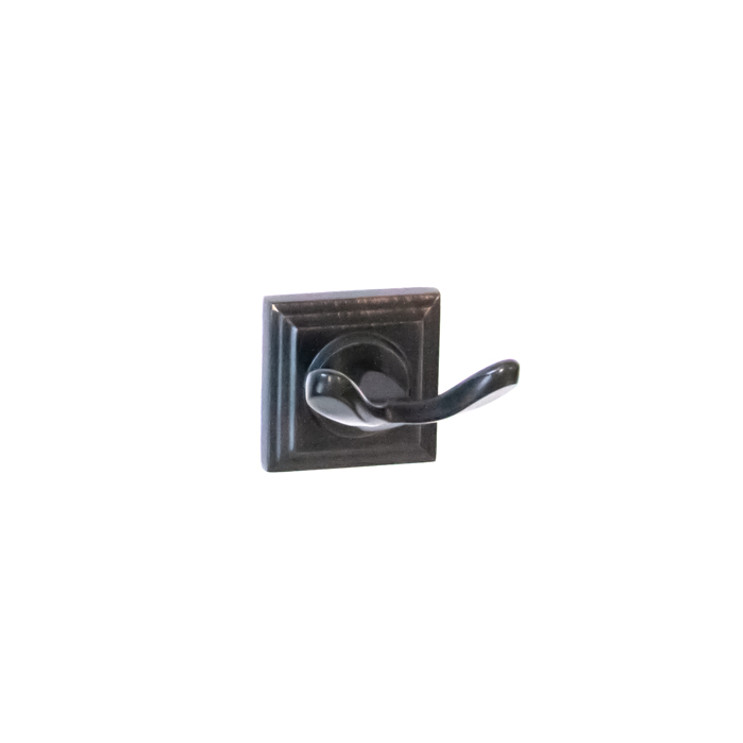 Orca Hardware Harstine Double Robe Hook, Oil Rubbed Bronze