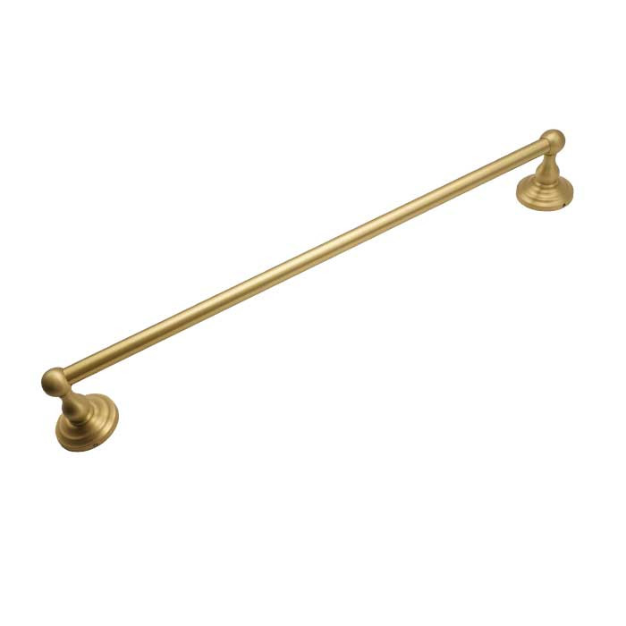 Orca Hardware Waldron 24 Inch Towel Bar Set, Satin Brass