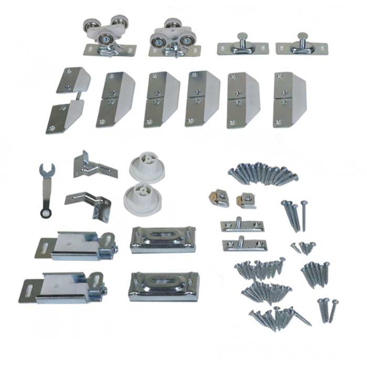 Orca Hardware Bk1200 Series Hardware Pack 4 Door Bi-Fold Door For Pk1200 Track