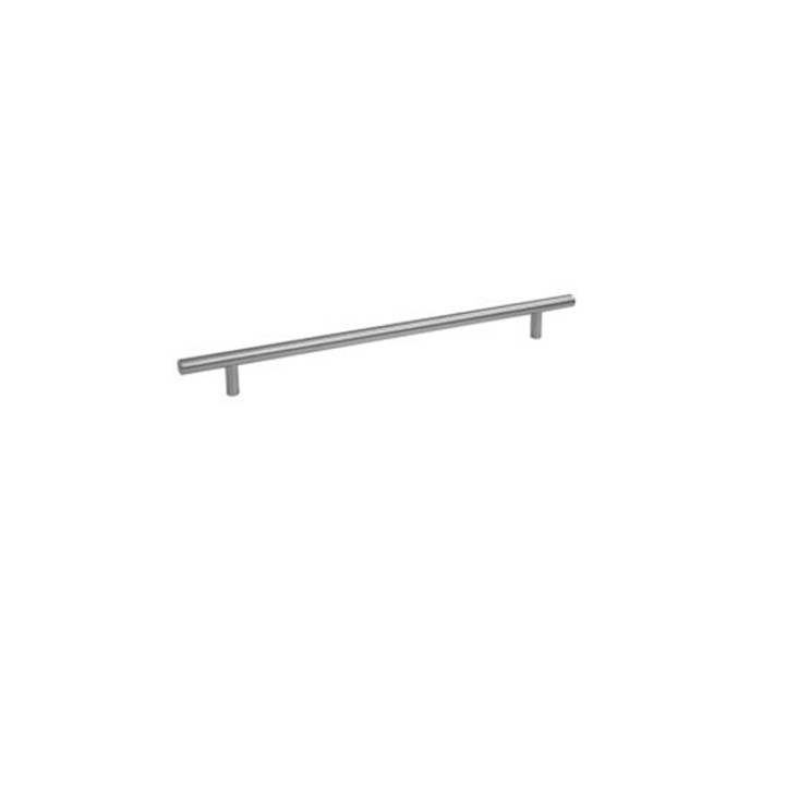 Orca Hardware Cp-12256 Bar Pull Cabinet, 14" Overall Length, 256Mm Center To Center, 12Mm Diameter, Steel, Satin Nickel