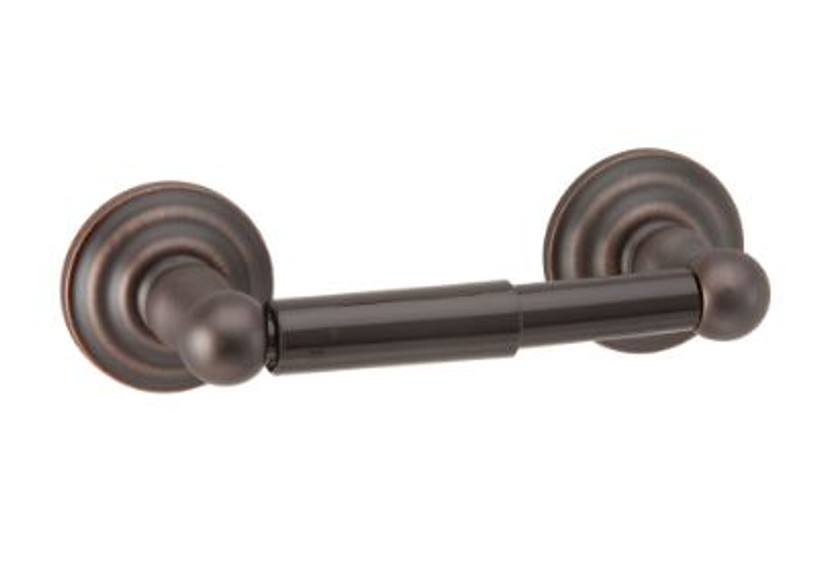 Orca Hardware Waldron Toilet Paper Holder W/Plastic Tube With Plastic, Oil Rubbed Bronze