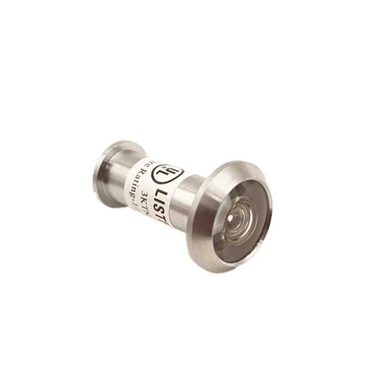 Orca Hardware 200 Degree Ul Door Viewer Listed, 9/16" Bore Diameter, Satin Chrome