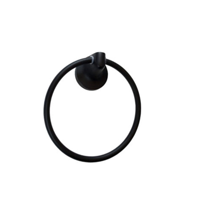Orca Hardware Cypress Towel Ring, Matte Black