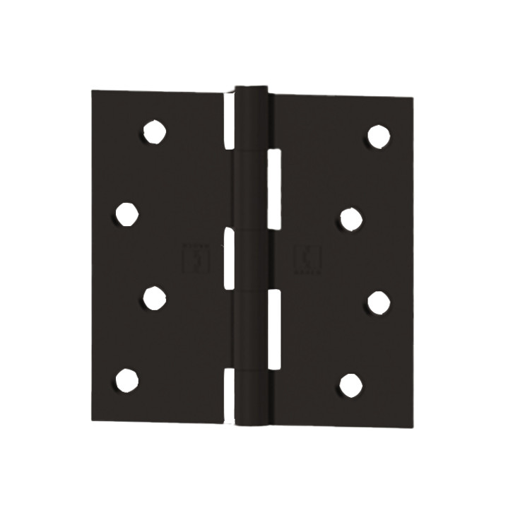 Hager Full Mortise Residential Hinge Square Corner Plain Bearing Steel 3-1/2" X 3-1/2", Matte Antique Bronze