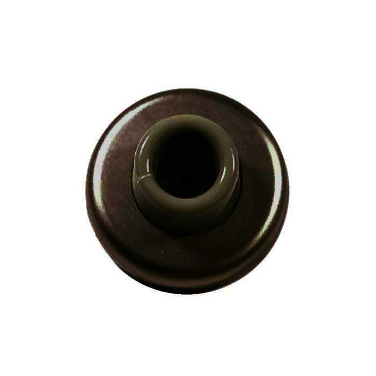 Orca Hardware Dome Wall Door Stop, Concave, Oil Rubbed Dark Bronze