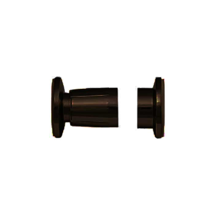 Orca Hardware Shower Curtain Rod Holder Plastic Adjustable, Oil Rubbed Bronze