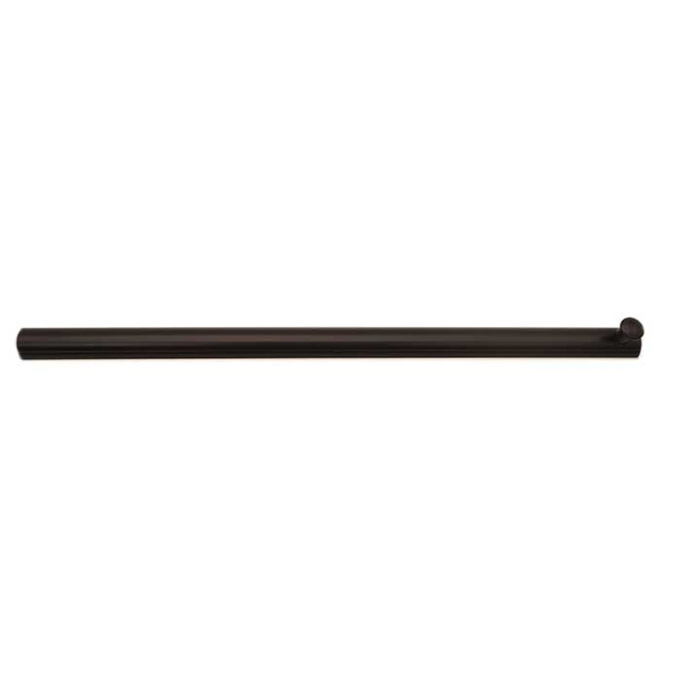 Orca Hardware 12" Surface Bolt With Concealed Screws, Matte Black