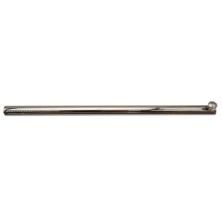 Orca Hardware 12" Surface Bolt With Concealed Screws, Bright Polished Chrome