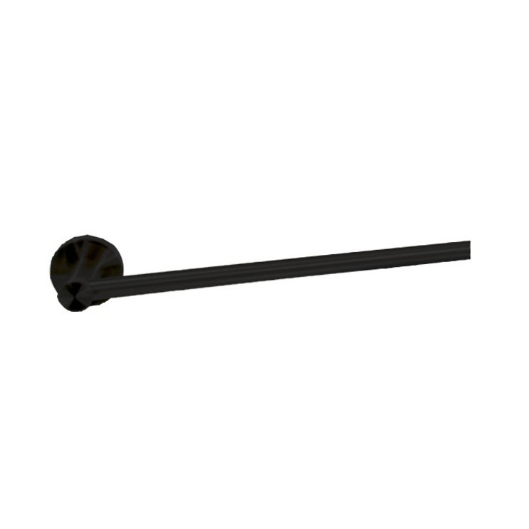 Orca Hardware Camano 24 Inch Towel Bar Set, Matte Black