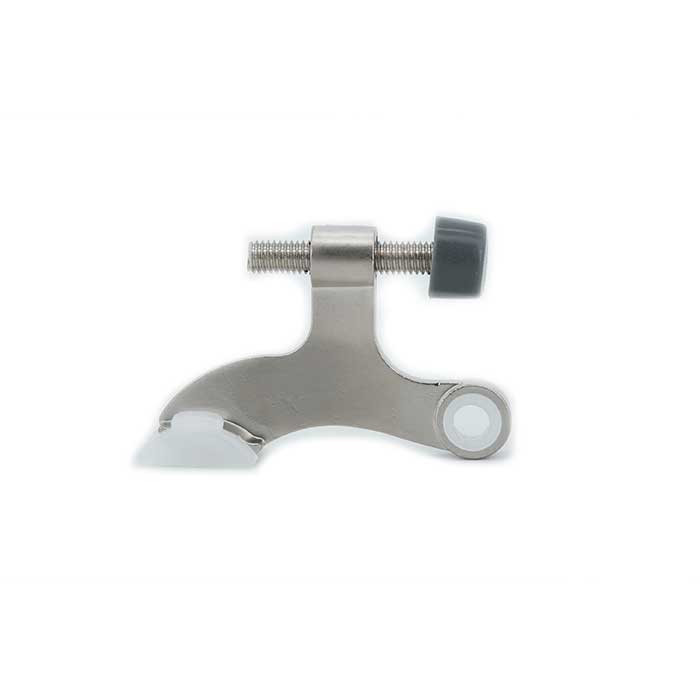 Orca Hardware Xd Hinge Pin Door Stop, Xtra Duty, With Grey Tip, Zinc Alloy, Satin Nickel