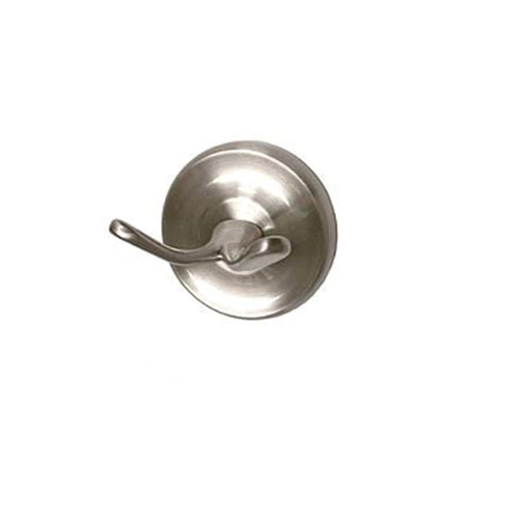 Orca Hardware Blakely Double Robe Hook, Satin Nickel