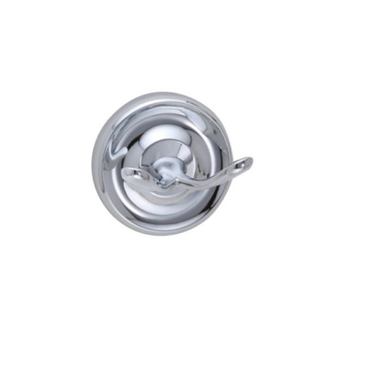Orca Hardware Blakely Double Robe Hook, Polished Chrome