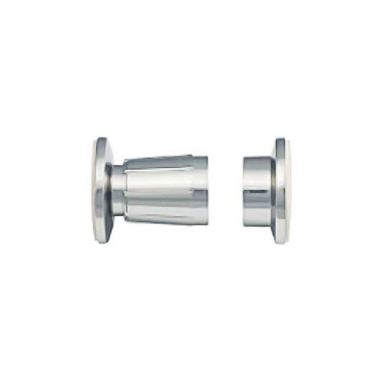 Orca Hardware Shower Curtain Rod Holder Plastic Adjustable, Polished Chrome