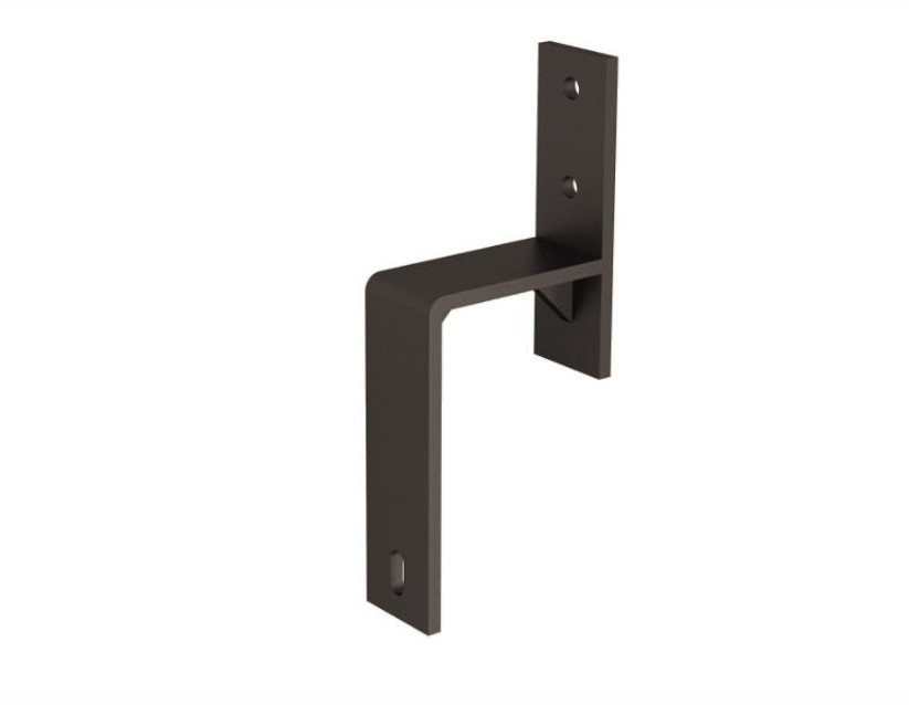 Orca Hardware Flat Track Bypass Bracket, Oil Rubbed Bronze