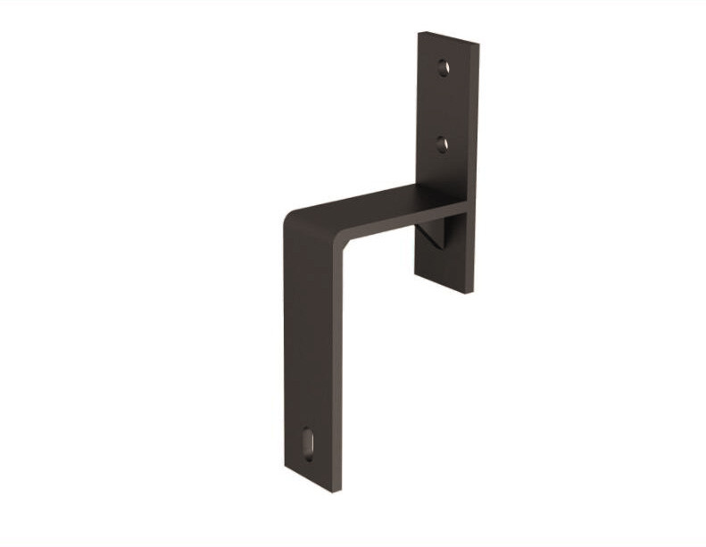 Orca Hardware Flat Track Bypass Bracket, Oil Rubbed Bronze