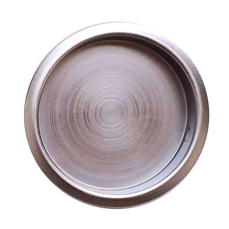 Orca Hardware 2-1/8" Diameter Round Flush Pull, Satin Chrome