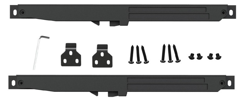 Orca Hardware Soft Close For Barn Door-Flat Track (2/Set), Quietly And Smoothly, Set Of Two, Install On One Or Both Sides Of, Matte Black