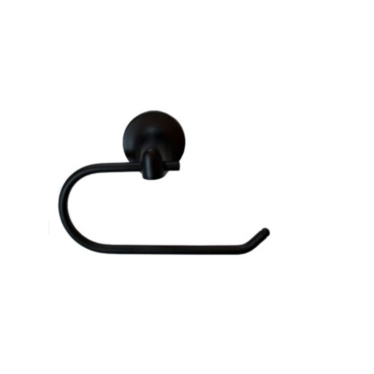 Orca Hardware Cypress Euro Toilet Paper Holder, Matte Black