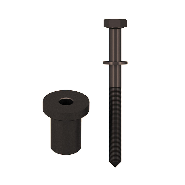 Orca Hardware Barn Door-Flat Track Standard Drop Hanger Spacer, Oil Rubbed Bronze