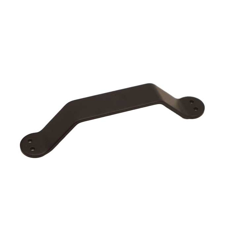Orca Hardware Barn Door Bent Pull 9" Angle, Matte Black