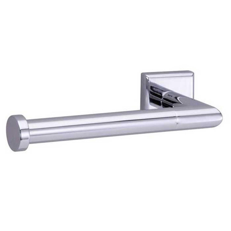 Orca Hardware Ripple Euro Toilet Paper Holder, Polished Chrome
